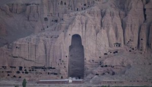 A close-up view of the Large Buddha niche in Bamiyan in central Afghanistan (REUTERS)