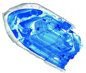 The 4.4 billion-year-old zircon crystal  (Reuters)