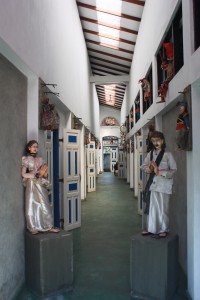 Welcome sight: The entrance to the museum