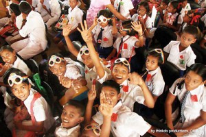 Children at the festival. Pix courtesy  www.facebook.com/GalleChildrens Festival