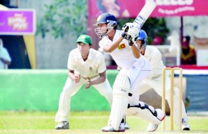 Sri Lanka Under-19 skipper Kusal Mendis top scored with 89 runs for Prince of Wales’ against St. Sebastian’s - Pic by Ranjith Perera