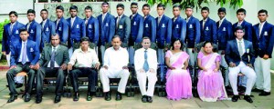 Gurukula MV team : Gurukula MV squad (Seated from left): Rasitha Dinesh (Asst Coach), Lal Senaratne (Coach), Ananda Jayaweera (MIC), K.H. Mahinda (Deputy Principal), Lal Abeygunawardena (Principal), A.P. Gunawardena (Deputy principal), Mrs. K.K. Krishani (Deputy Principal), Hashan Dumindu (Captain). (Standing from left): Shehan Lakshitha, Lisula Lakshan, Tharindu Tharaka, Janith Pramod, Lahiru Chamara, Kasun Madusanka, Sathik Nimasha, Roshan Anuruddha, Asantha Madusanka, Namal Pethum, Lahiru Madushan, Jayamal Wanniarachchi, Chanaka Dilshan, Nipul Maduka, Damitha Hasith, Christy Ashan, Shashin Dilranga.