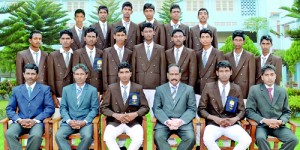 Jaffna Central team: Jaffna Central squad (Seated from left): S. Sureshmohan (Coach), J. Mohan (POG), K. Juniuskanistan (Captain), S.K. Eiliventhan (Principal), S. Sowmitharana, V.R.V. Dinesh (MIC). (Standing first row): R. Priyanthan, F. Jeyenthiran, B. Niruban, A. Thanushan, G. Nithushan, P. Nirojan, E. Krishanth, S. Mathusan’ (Standing second row): A. David, A. Priyalaxan, S. Senthuran. K. Rasiruban, V. Dinojan, S. Alanraj.