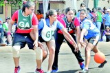 Past Bridgetines have fun on new netball court