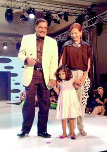 Buddhi, Yoland and Arya at HSBC CFW