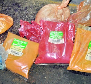 Adulterated condiments found during a raid in  Colombo recently. (file pic)