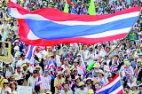 Thai protesters rally against PM ahead of Senate vote