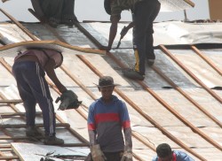 Heat-shields for soldiers on roof