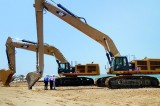 Massive Cat excavators in Sri Lanka to accelerate port projects