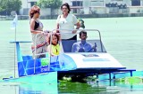 Waveless boat makes maiden voyage at Colombo Rowing Club