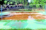 5 million Rupee outdoor Volleyball court at Vijitha retains water