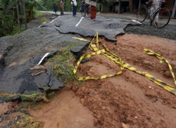 Floods expose shoddy carpeting of roads