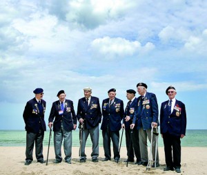 British D-Day veterans attend events to mark the 70th anniversary of the World War Two allied beach landings on D-Day on the coast of Normandy