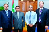 SAFA President and VP meet Maldivian President
