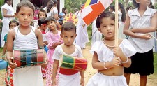 Poson Perahera by kids