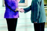 Sarath Kongahage pays farewell call on Angela Merkel