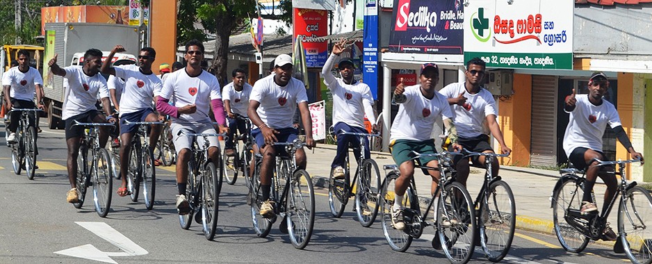 50 northern undergrads’ Jaffna-Colombo ‘cyclathon’ raises funds for heart surgery