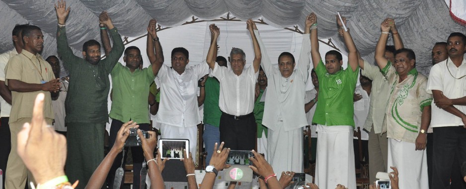 Ranil, Sajith make peace but political war in Uva