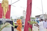 Mahatma Gandhi statue unveiled at Point Pedro