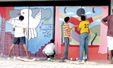Paintings commemorate fall of Berlin Wall