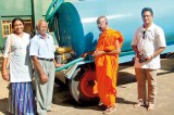 Moved by Buddhist monk’s work at Yala, family donates bowser