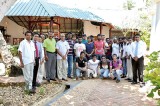 Sri Lanka and West Indies teams at Dickwella Resort