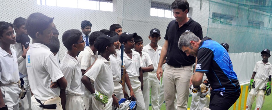 Different strokes with a cricketing hero