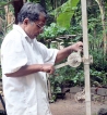Rural Sri Lankan entrepreneur develops adjustable coconut plucking pole