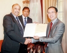 Appointed first Honorary Consul of Sri Lanka in Ho Chi Minh City