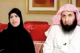 Saudi cleric’s wife shows face on TV, sparking uproar