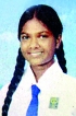Rural girl Galle District’s Best Arts Student at AL 2014