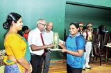 Under-13 Girls winners  Standing from left: Senesa Semali, Thulasi Tharanesparan, Udana Jagoda (Vice Captain), Himaya Wijesekara (Captain), Adithya Bandara, Ranudi Jagoda