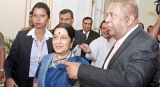 Sushma visits Foreign Ministry