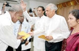 Prime Minister Ranil Wickremesinghe during a three day visit to Jaffna