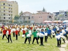 Keen contests at Muslim  Ladies College Kids Sports Meet