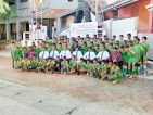 Najeebdeen gifts football kits to his Alma Mater