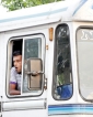 Betel-chewing bus drivers on a dangerous high