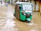 Matara town: Muddy and floody