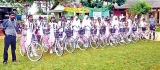 School children in Mutur now cycle to school