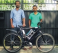 Moratuwa undergrads’ mo-ped bicycle revolutionises cycling