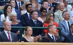 Sanga at Wimbledon