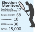 Foreign teams fan out to monitor election process