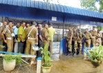 Police fire ballots for the polls