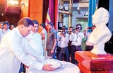 President marks the 151st birth anniversary of Srimath Anagarika Dharmapala