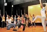 Students of Holy Family Convent present Ravana Hatana