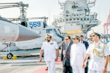 Indian aircraft carrier in tie-boosting visit to Colombo