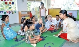 Kids at the Galle Literary Festival