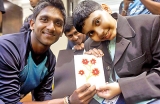 Lankan U-19 cricketers meet disabled students in Bangladesh