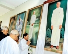 A portrait of former President D.B.Wijetunga unvailed