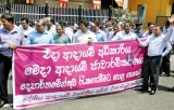 Inland Revenue Department Employee Protest against Finance Ministry